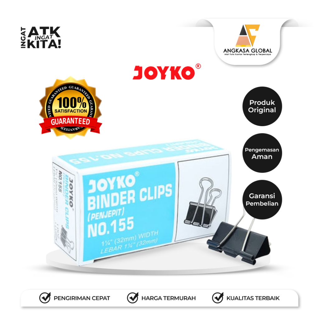 

JOYKO BINDER CLIP NO.155 (1DUS)