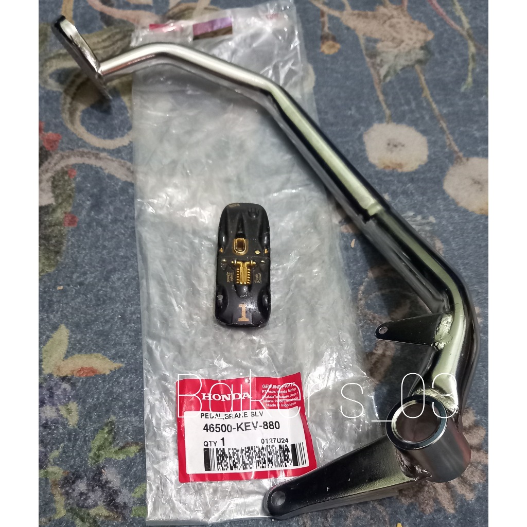 Pedal Brake Injekan Rem Belakang Honda Astrea Supra X V XX Fit New 100 Lama Original HGP 46500KEV880