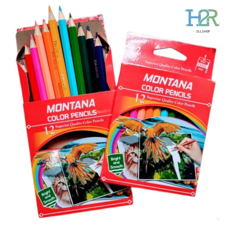 

Pensil Warna Montana Pendek 12 warna