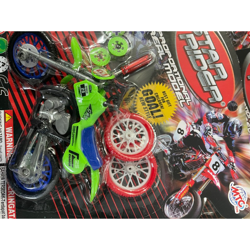 mainan bongkar pasang motor cross