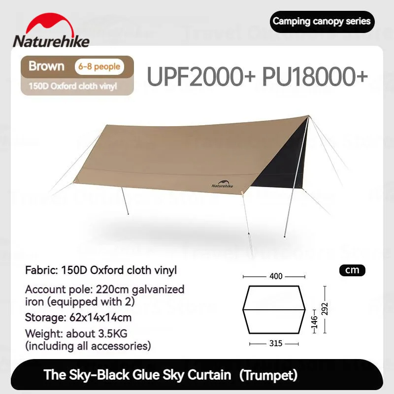 FLYSHEET / GLAMPING / FLYSHEET BESAR NATUREHIKE C2350WS010