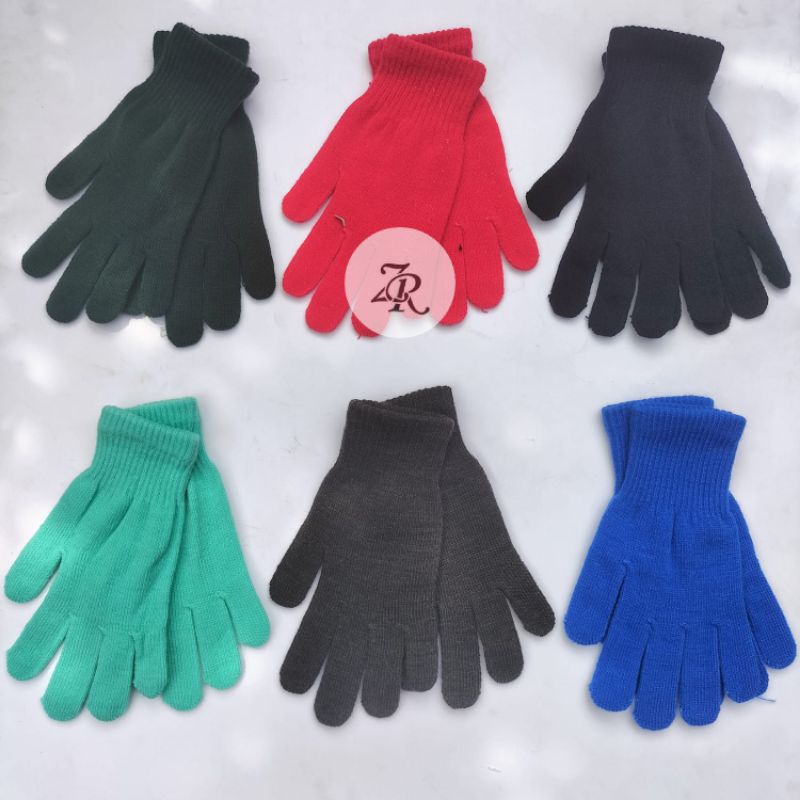 SARUNG TANGAN RAJUT WARNA/SARUNG TANGAN MOTOR RAJUT