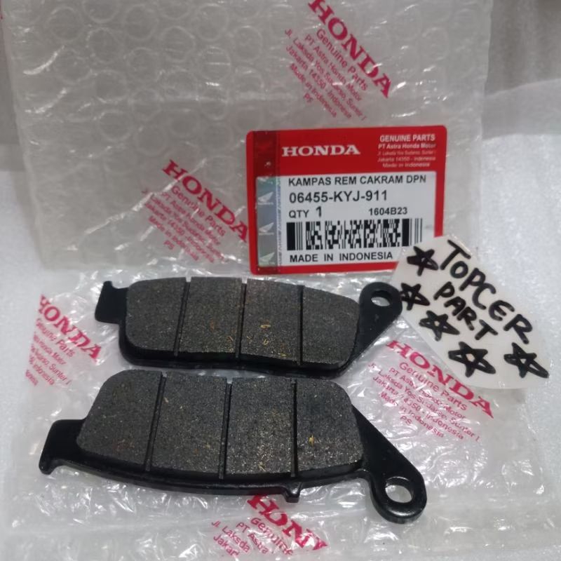 Kampas Rem Depan CBR 250 Dispad Depan CBR 250 Original 06455 KYJ 911 TOPCER