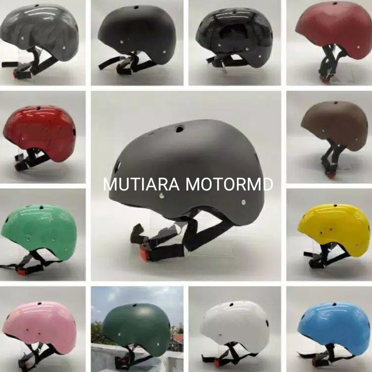 Promo Update  COD HELM SEPEDA DEWASA POLOS SEPEDA LIPAT BMX MODEL BATOK HELM MURAH