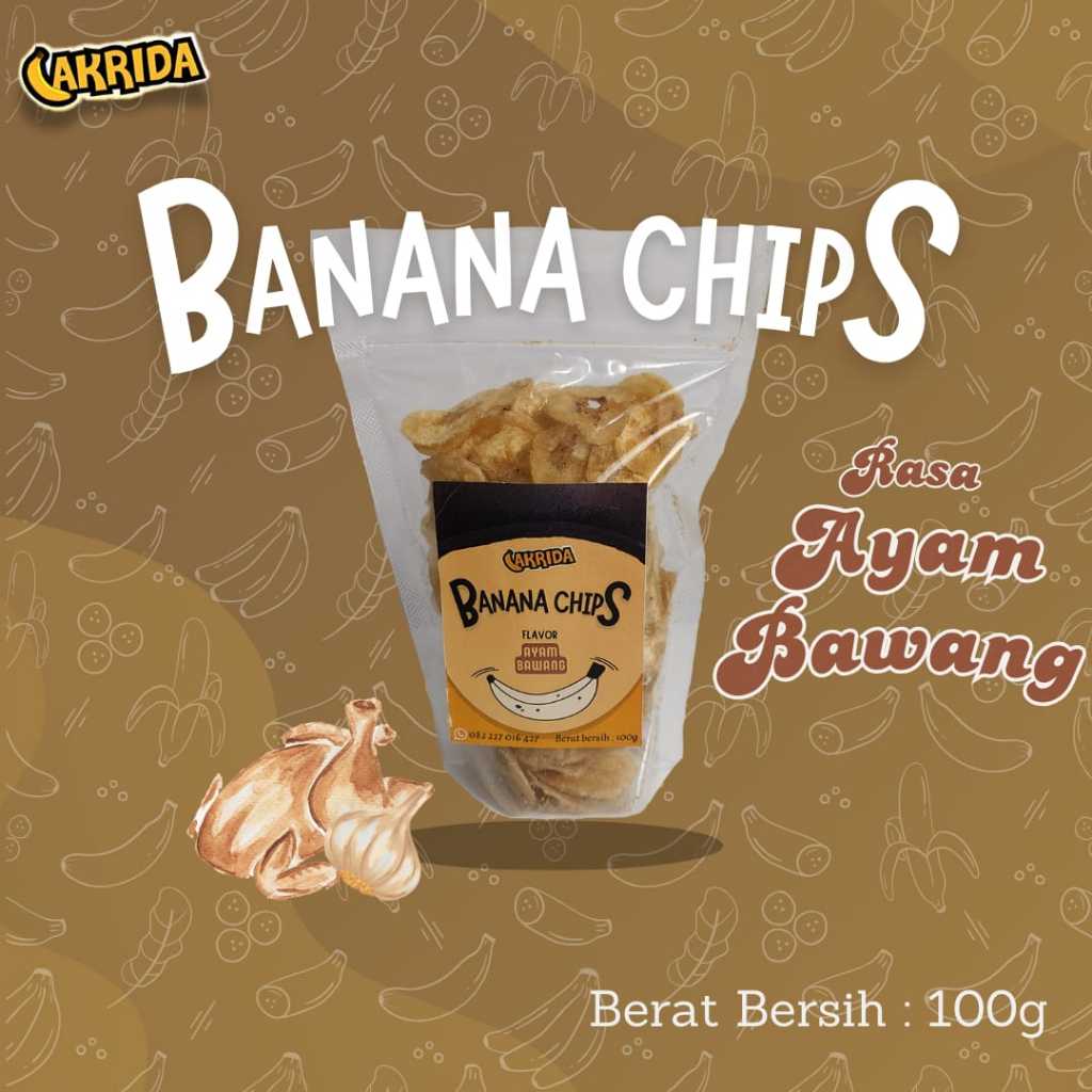 

Keripik Pisang LAKRIDA - Ayam Bawang