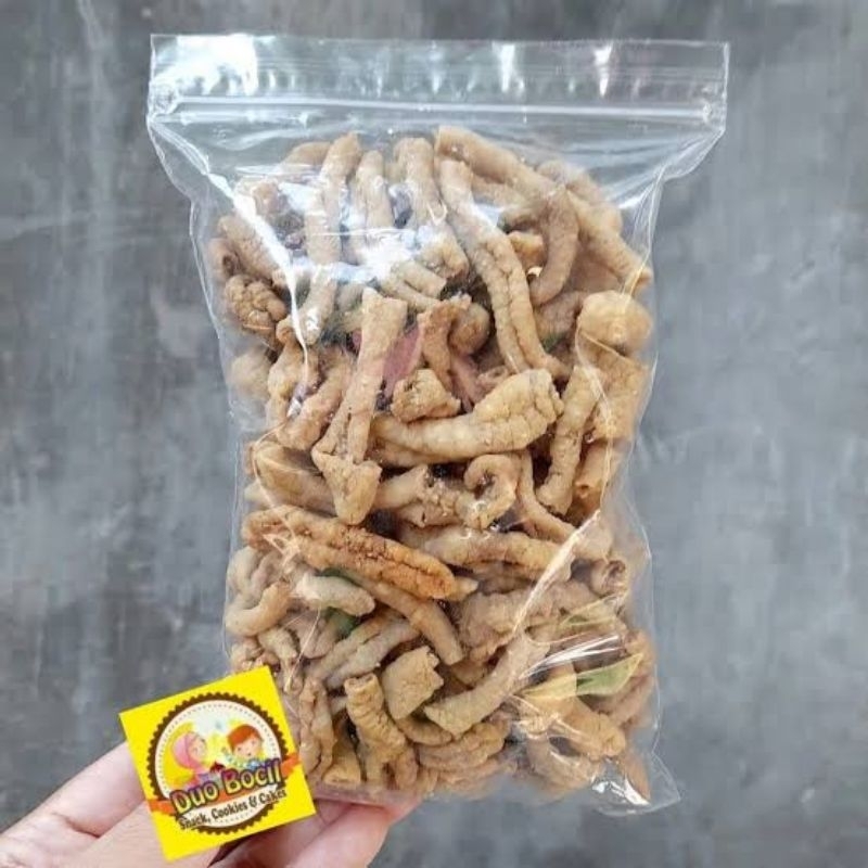 

keripik usus pedas