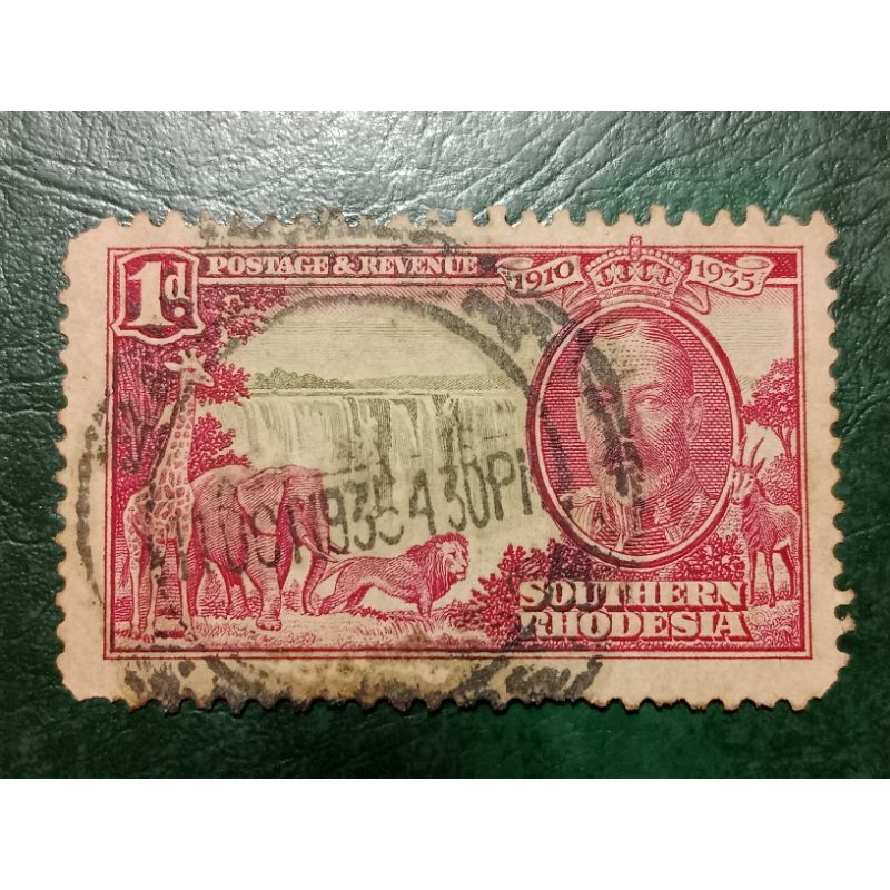 

Prangko Southern Rhodesia 1 penny Tahun 1935 USED