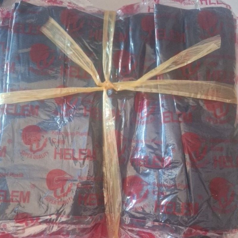 kantong plastik uk 24 cm. kantong kresek. kantongan