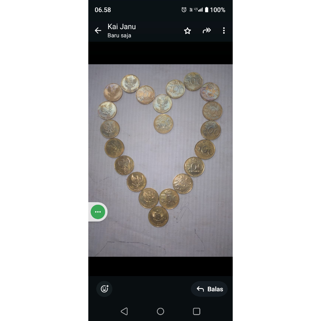 uang koin 500 THN 2001,2002 melati kecil