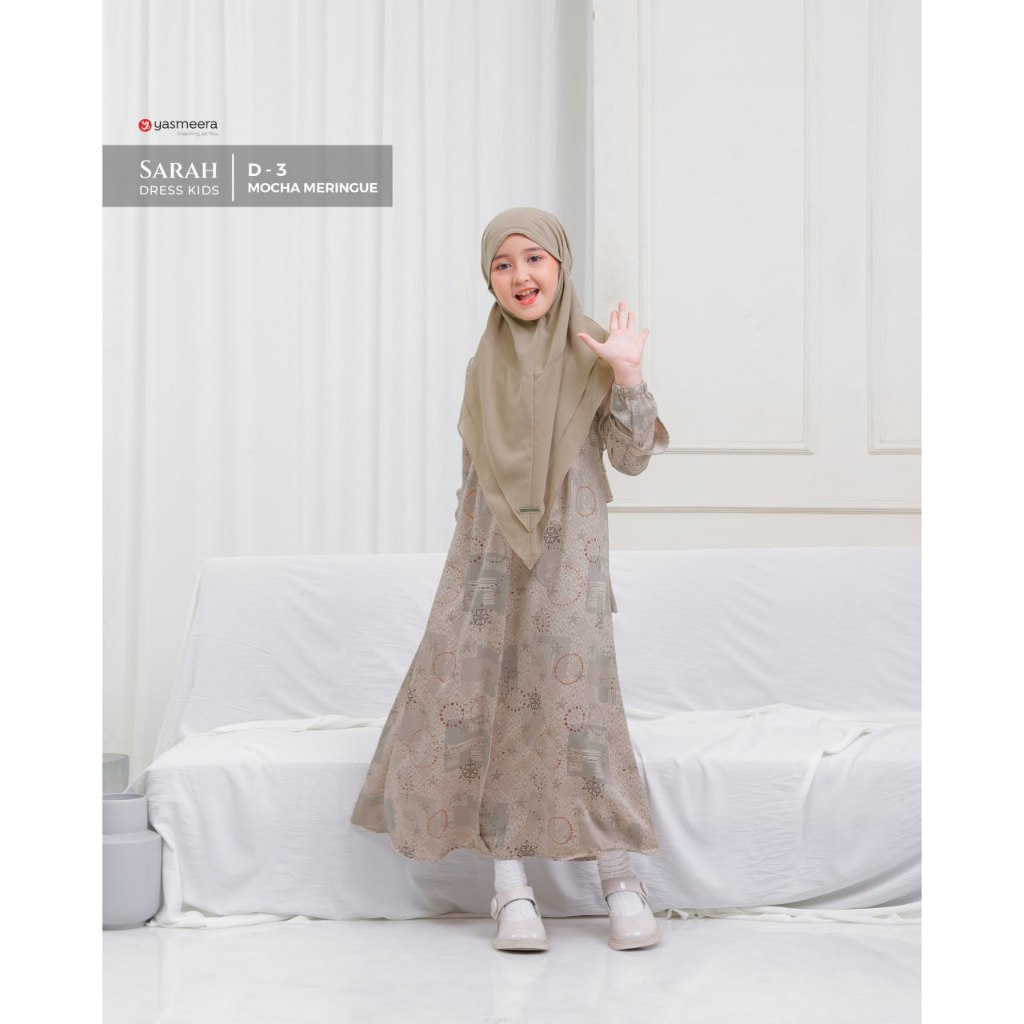 Gamis Anak Sarah by Yasmeera, Gamis Anak, Dress Only, Termurah, Busana Muslim Anak, Diskon 30%