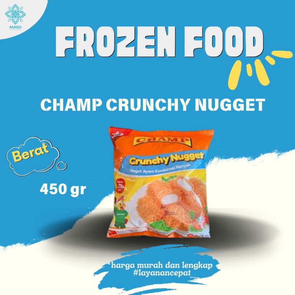 

CHAMP CRUNCHY NUGGET 450GR