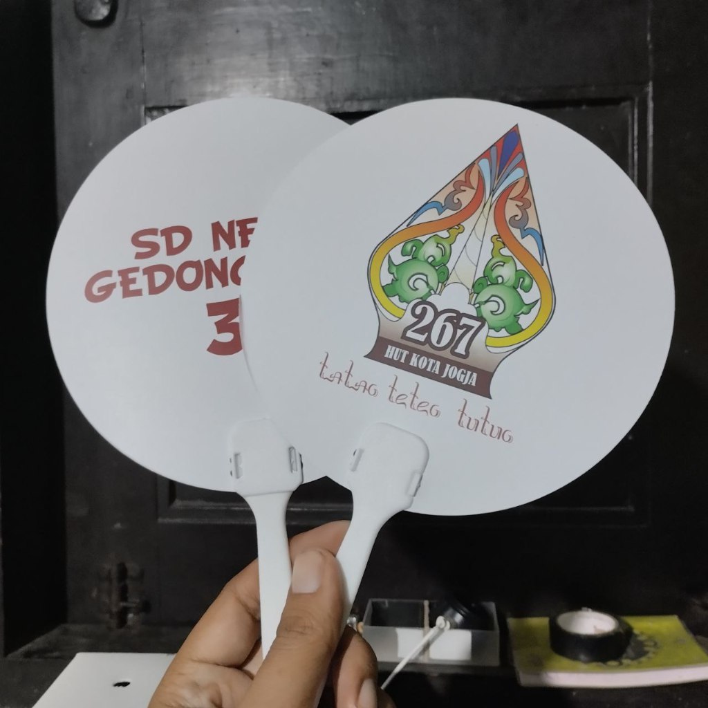 Kipas Promosi Art Carton 310 gram