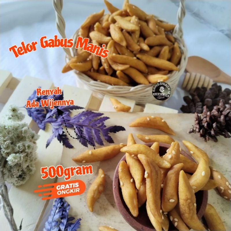 

Telor Gabus Manis Wijen / Gabus Manis 500gram