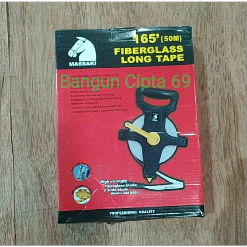 massaki meteran tanah 50 meter