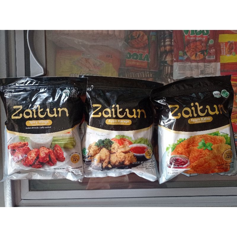 

ZAITUN SPICY WING/ZAITUM KARAGE/ZAITUN AYAM KATSU 500g