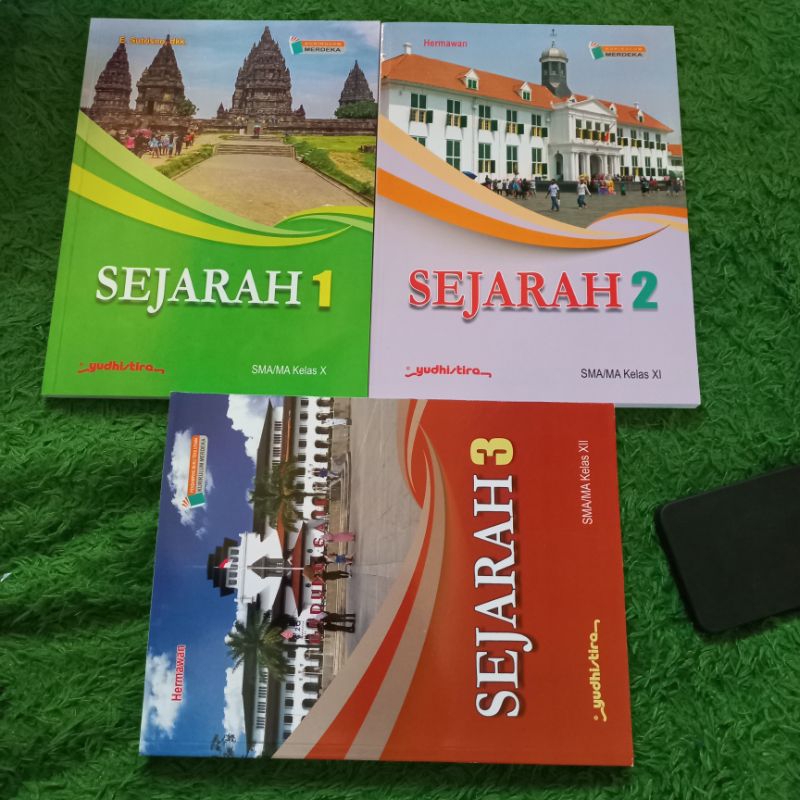 ORIGINAL BUKU SEJARAH KELAS 10 11 12 SMA/MA KURIKULUM MERDEKA YUDISTIRA