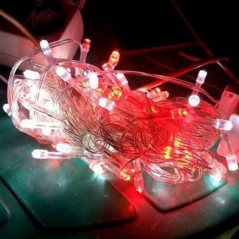 Merah Putih Lampu Tumblr Lampu Natal 7meter 42led Merah Putih Bendera