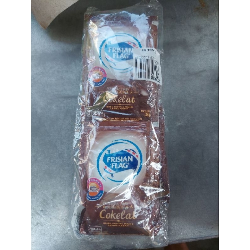 

susu frisian flag kental manis coklat 1 renceng isi 6