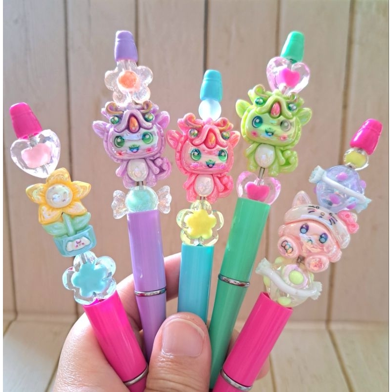 

pulpen diy/pulpen beads/pulpen unik/pulpen lucu/pulpen manik manik/pulpen mote mote
