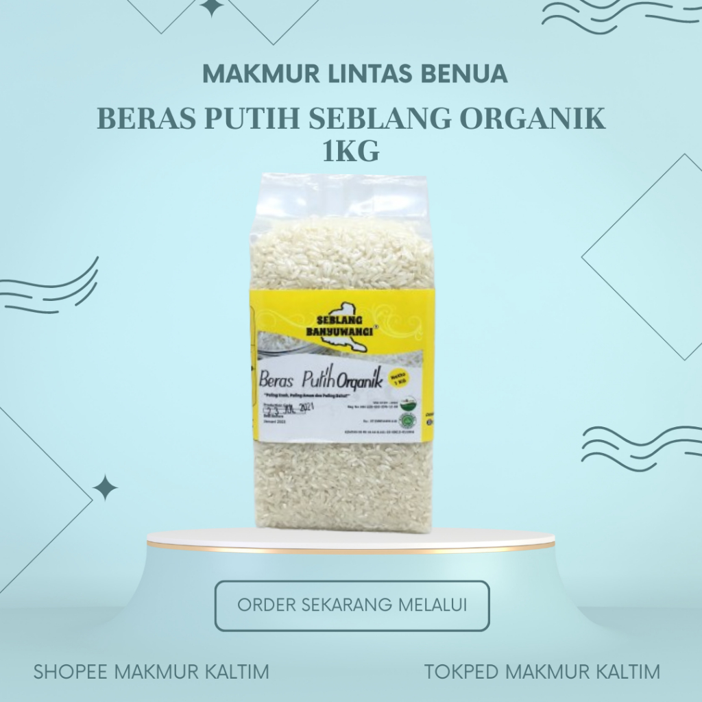 

Beras Putih Seblang Organik 1 Kg