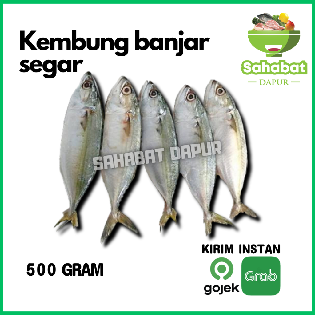 

Ikan Kembung Banjar / Ikan Kembung Segar 500gr - Sahabatdapur