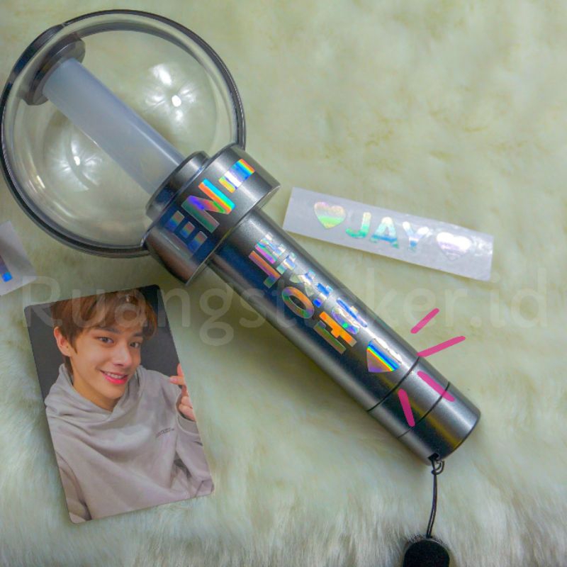 [READY] STIKER HOLOGRAM HANGEUL FULL NAME NAMA MEMBER ENHYPEN LIGHTSTICK