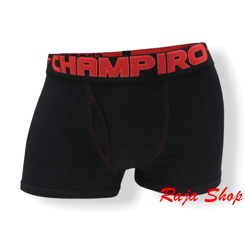 Celana Dalam Boxer Pria Black Boxer Sport 3 pcs Champiro C0333-C