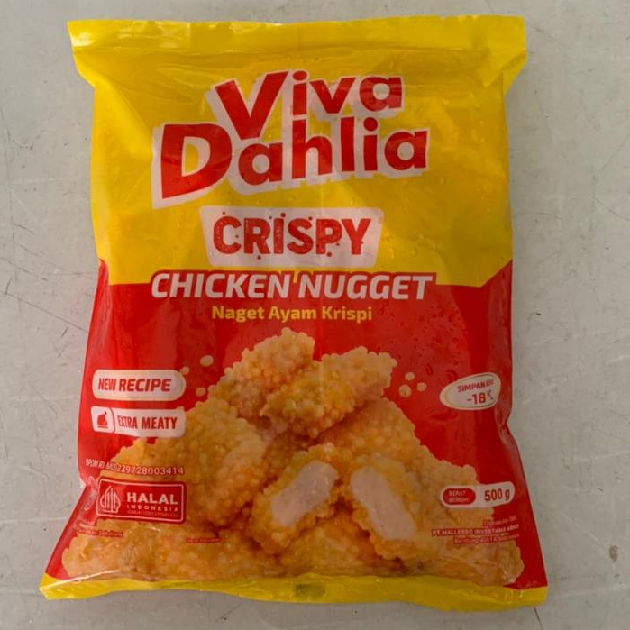 

Viva Dahlia Crispy Chicken Nugget/ Naget Ayam Krispi 500 Gram