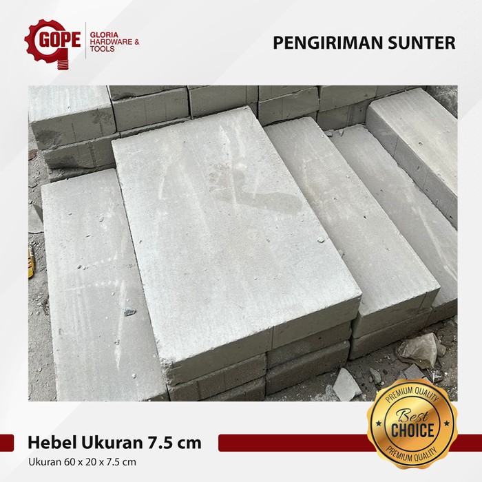 Hebel Bata Ringan Sni Kualitas Ukuran 7.5 Cm