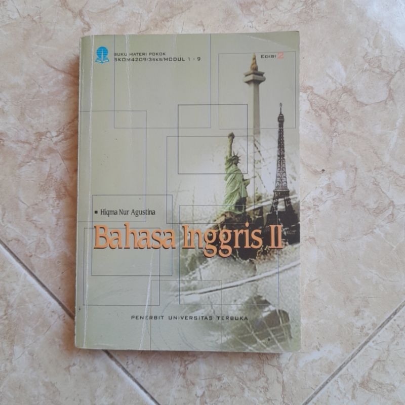 (Preloved) Modul UT BAHASA INGGRIS 2 II SKOM4209 | Ilmu Komunikasi Universitas Terbuka