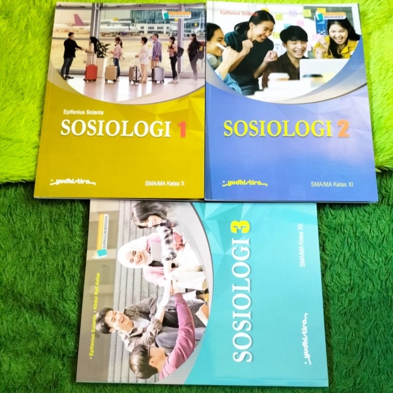 ORIGINAL BUKU SOSIOLOGI KELAS 10 11 12 SMA/MA KURIKULUM MERDEKA YUDISTIRA