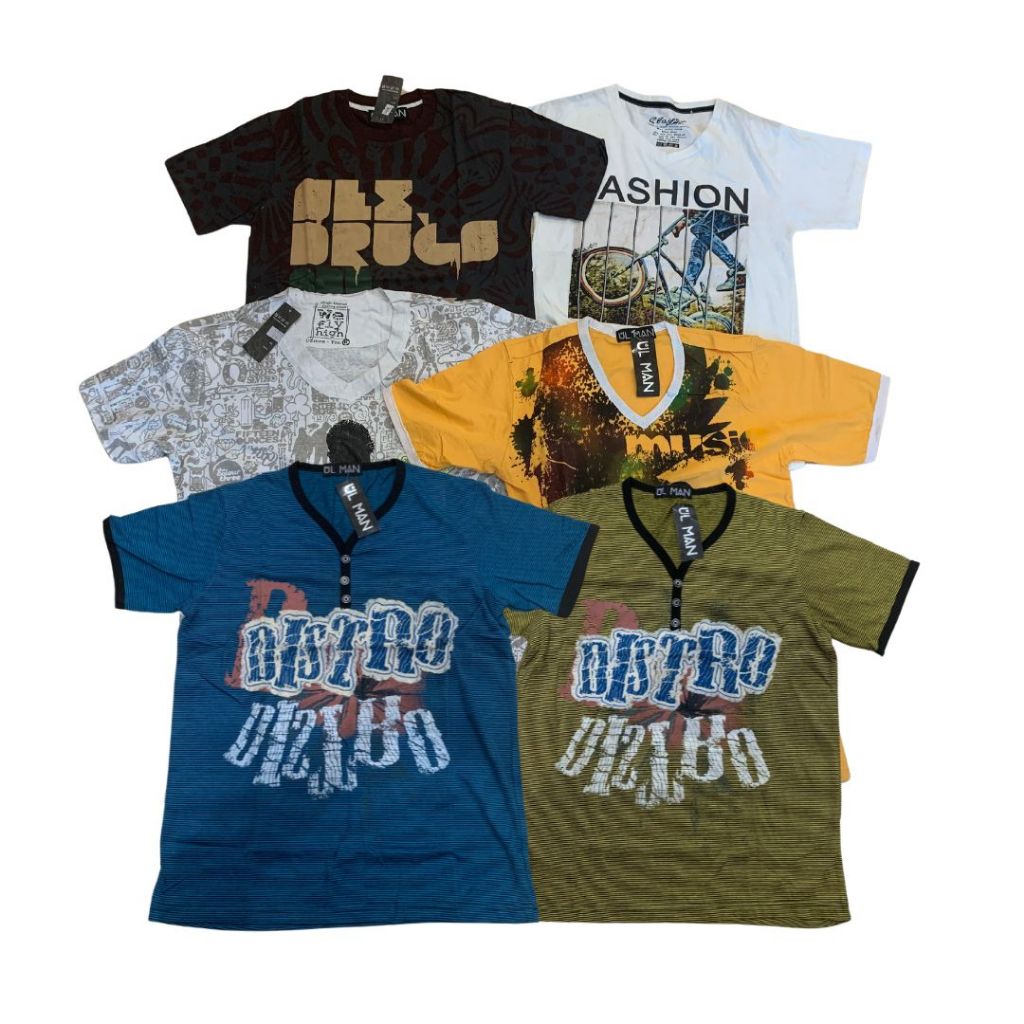 OBRAL t-shirt Pria / Baju Kaos Pria Cuci Gudang Clearance Sale
