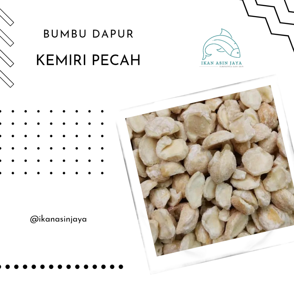 

Kemiri Pecah / Biji Kemiri 250 Gram