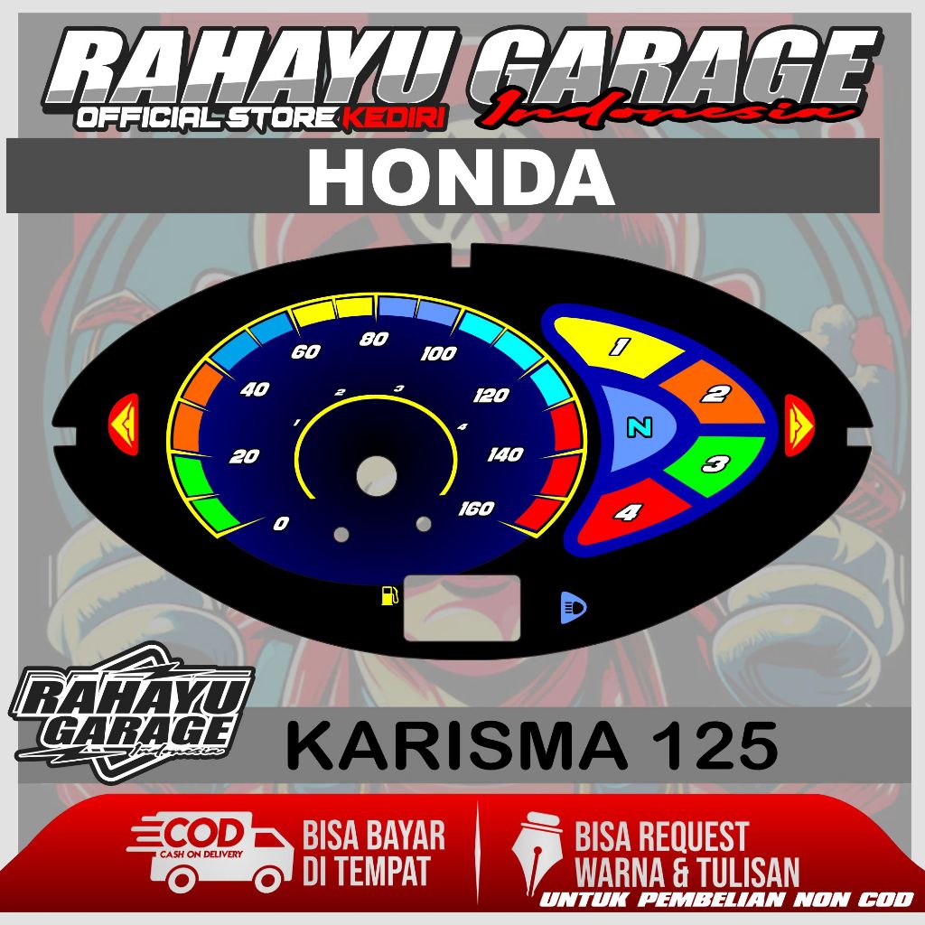 PAPAN SPEEDOMETER CUSTOM KARISMA 125