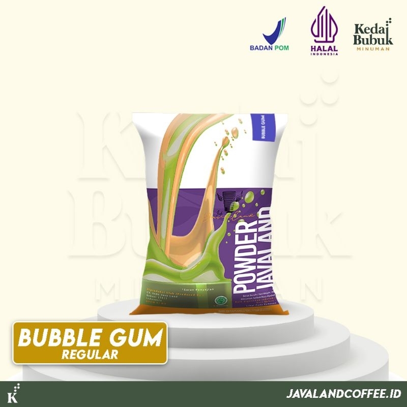 

Bubuk Minuman Rasa Bubble Gum 1Kg Java Land