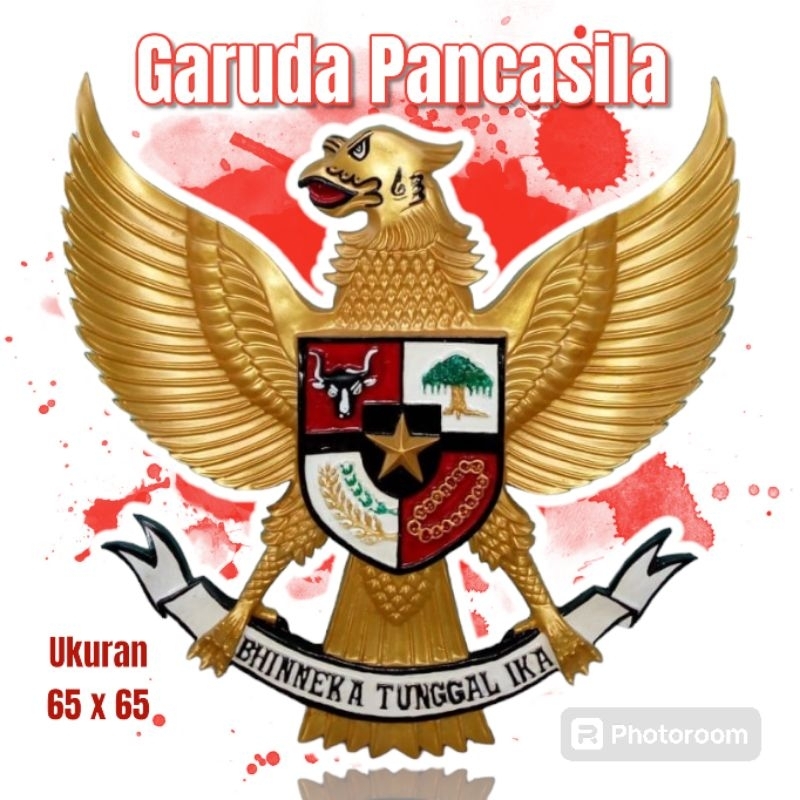Lambang Garuda Pancasila Fiber