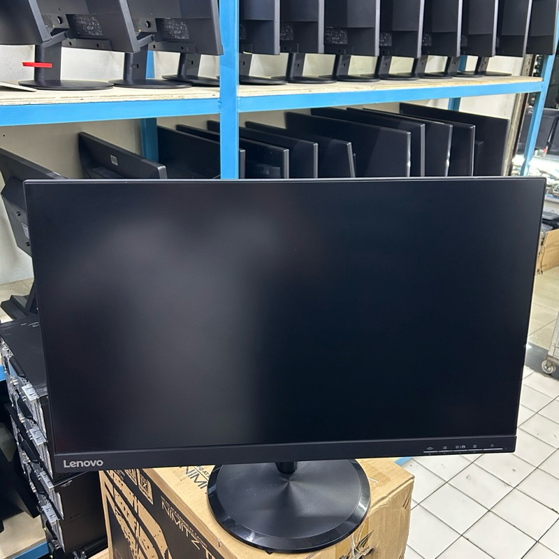 monitor lenovo d24 24inch layar frimles like new