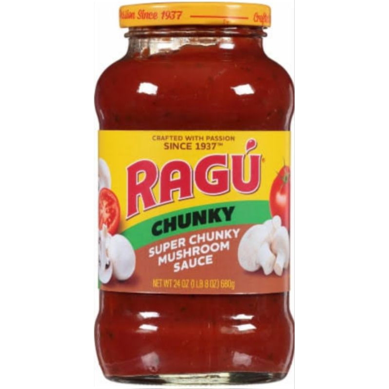 

Ragu Chunky Super Mushroom Sauce 680gr