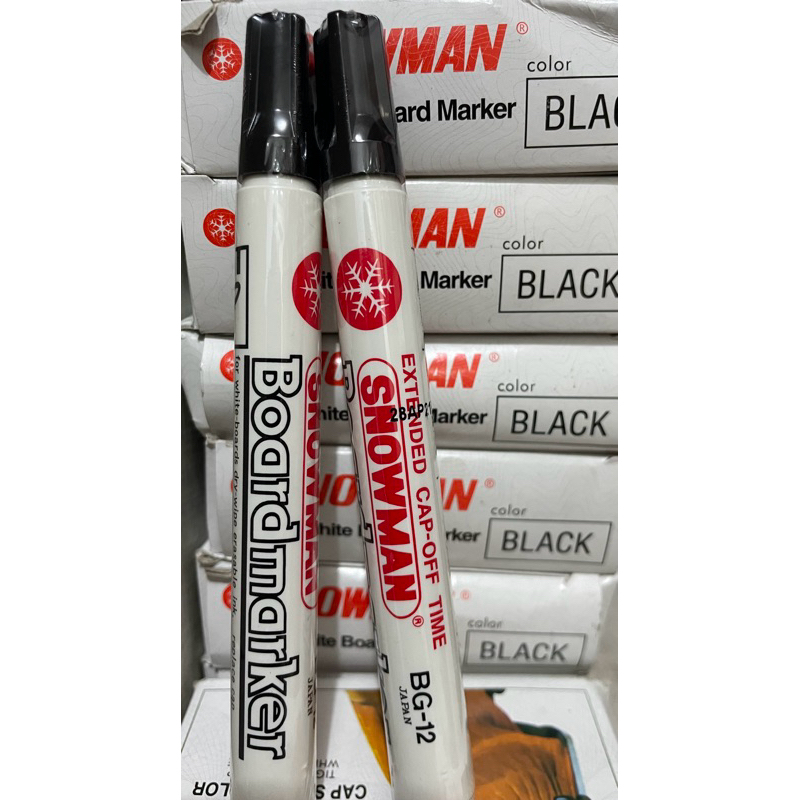 

Spidol Snowman Whiteboard Black/Spidol Papan Tulis hitam
