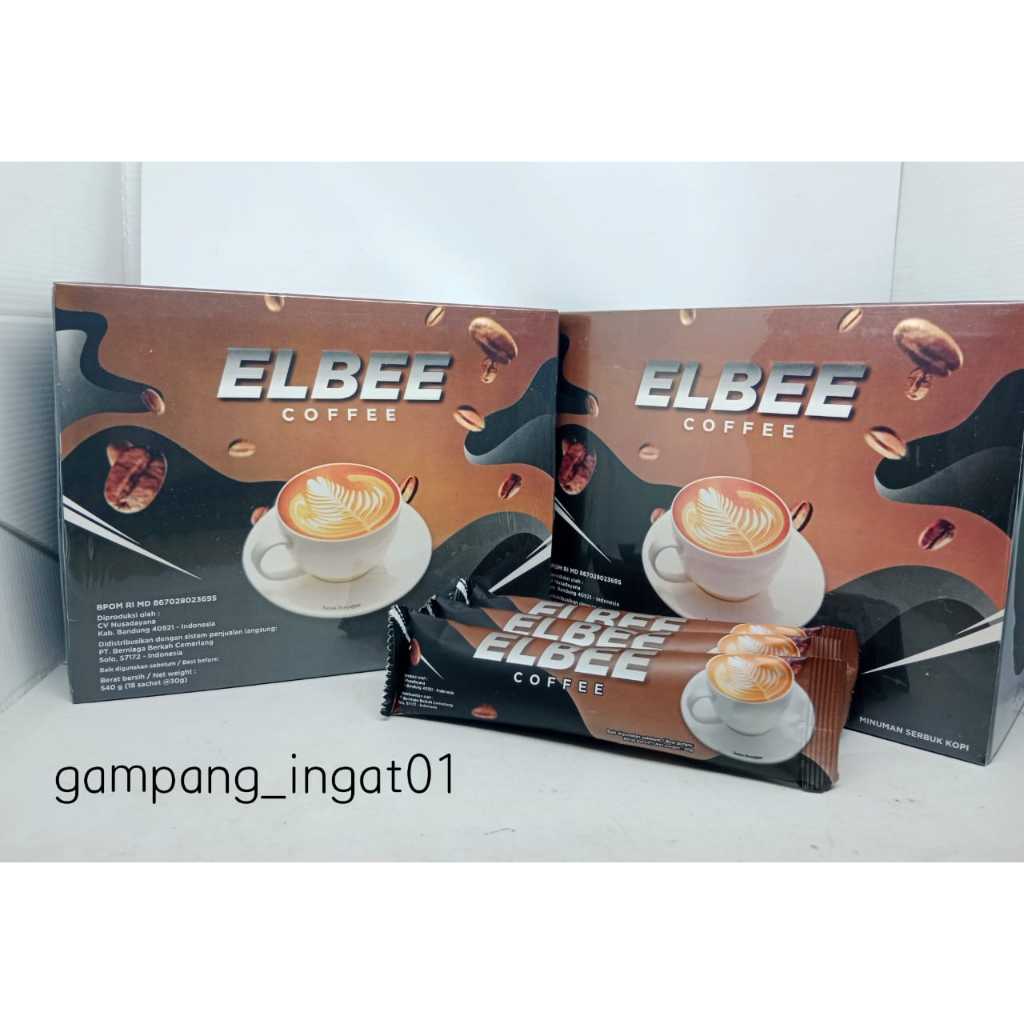 

[PROMO] ELBEE COFFEE HARGA 1 BOX ISI 10 PCS @30GR ASLI ORIGINAL.