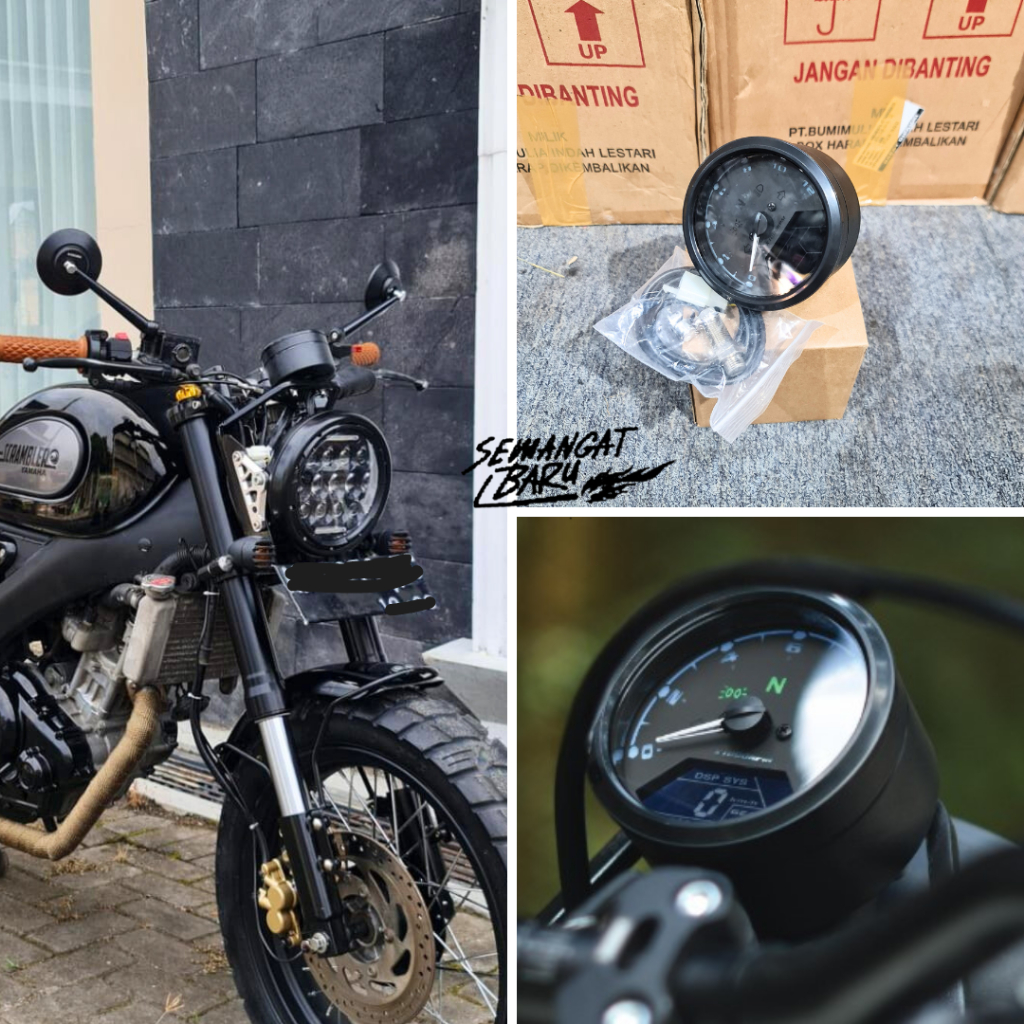 SPIDOMETER SPEEDOMETER BABON DIGITAL JAPSTYLE GRADE A