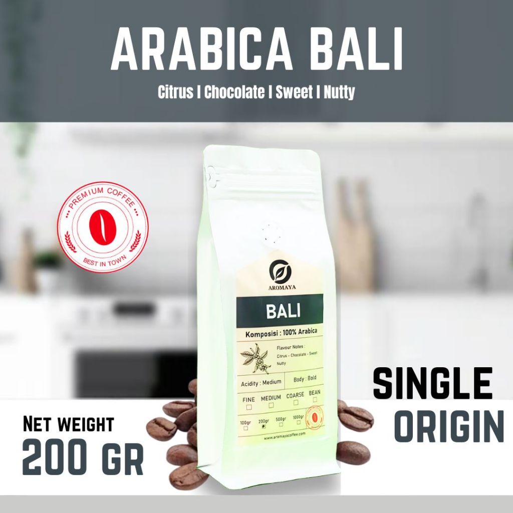 

AROMAYA Kopi Arabika Bali Arabica Coffee 200 gram