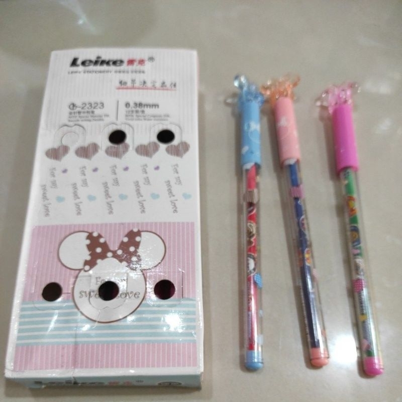 

Pen gel leike 2323 0,38mm kepala boneka