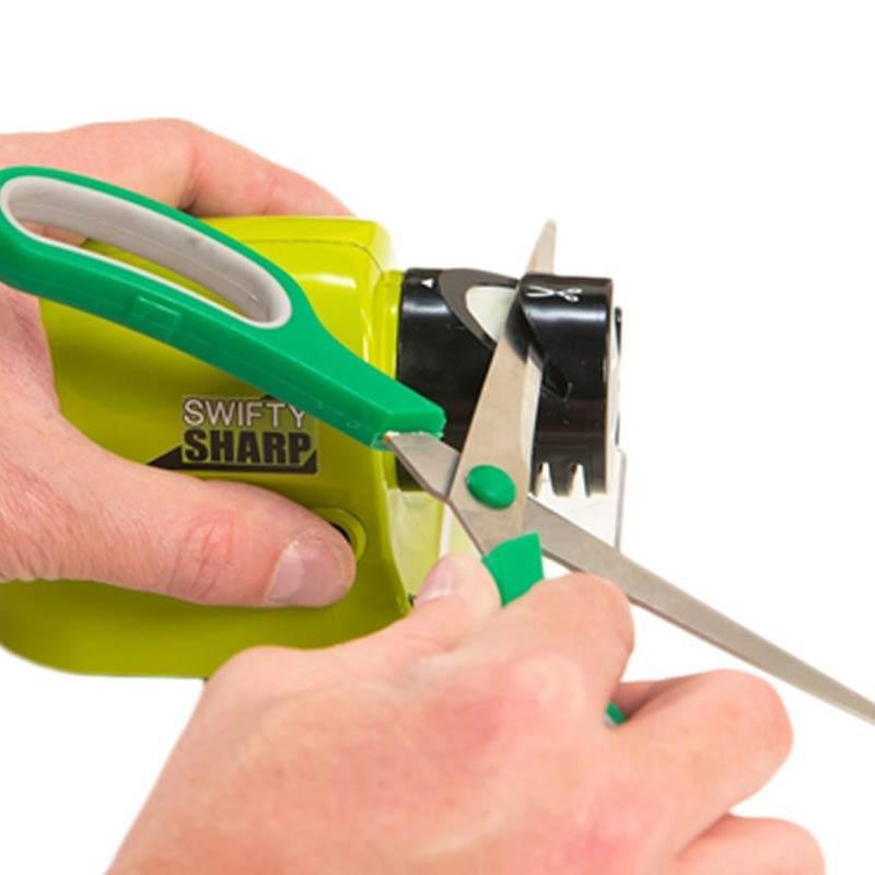 ✨COD✨ Pengasah Pisau Elektrik Swifty Sharp / Alat Pengasah Asah Asahan Pisau / Pengasah Elektrik