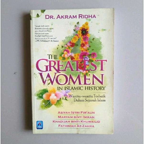 (Preloved) The Greatest Women in Islamic History - Dr. Akram Ridha. Original Bekas