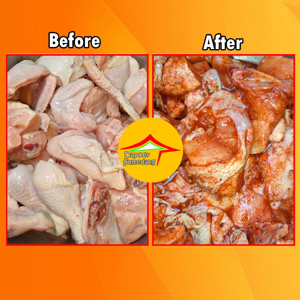 

BUMBU MARINASI FRIED CHICKEN 1 KG / TEPUNG BIANG AYAM KENTUCKY PREMIX BY DAPOER SUMEDANG