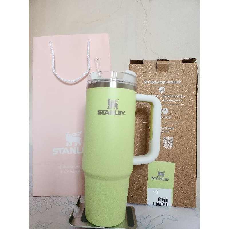 READY STANLEY QUENCHER H2.O TUMBLER 30 OZ CITRON / TUMBLER STANLEY ORIGINAL WARNA CITRON - HIJAU