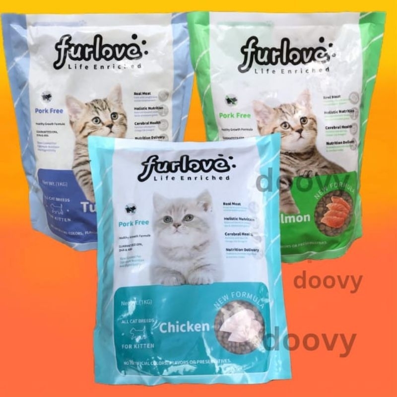 FURLOVE KITTEN 1KG MAKANAN KUCING FURLOVE KITTEN 1KG