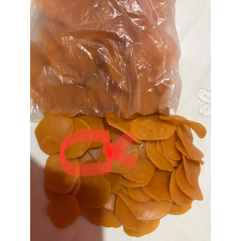 

Kerupuk merah mentah 250g