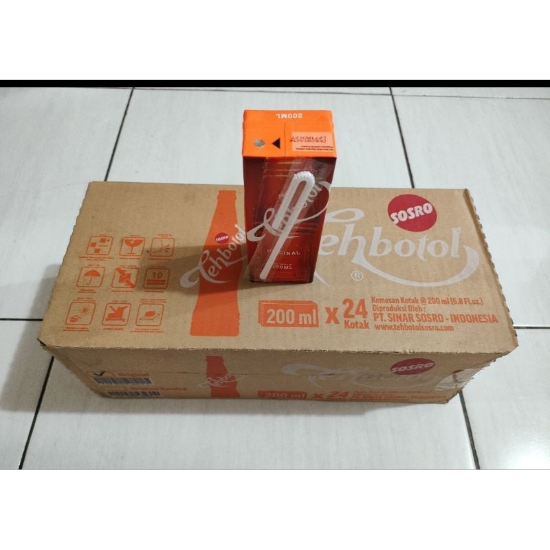 

Teh Botol Sosro 200ml x 24 Kemasan Kotak Dus Terlaris Minuman Segar